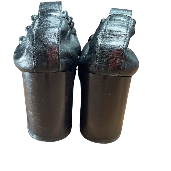 Everlane The Day Heel in Black Leather size 7 - Picture 5 of 10